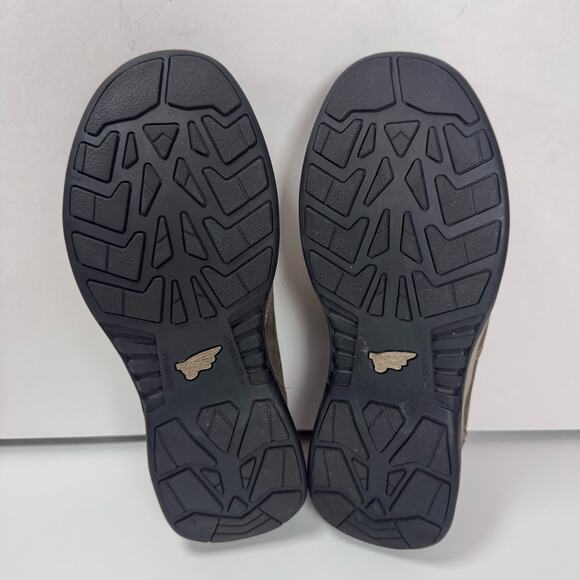 Red Wing Comfort Pro Safety Toe Brown Slip On Work Shoes Women's Size 8 - Picture 9 of 9